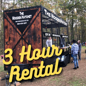 3 Hour Mobile Axe Throwing Rental + Tax